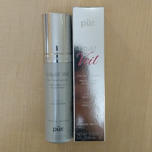 PUR Liquid Veil 4 in 1 Spray Foundation 90ml Light - Picture 2 of 11